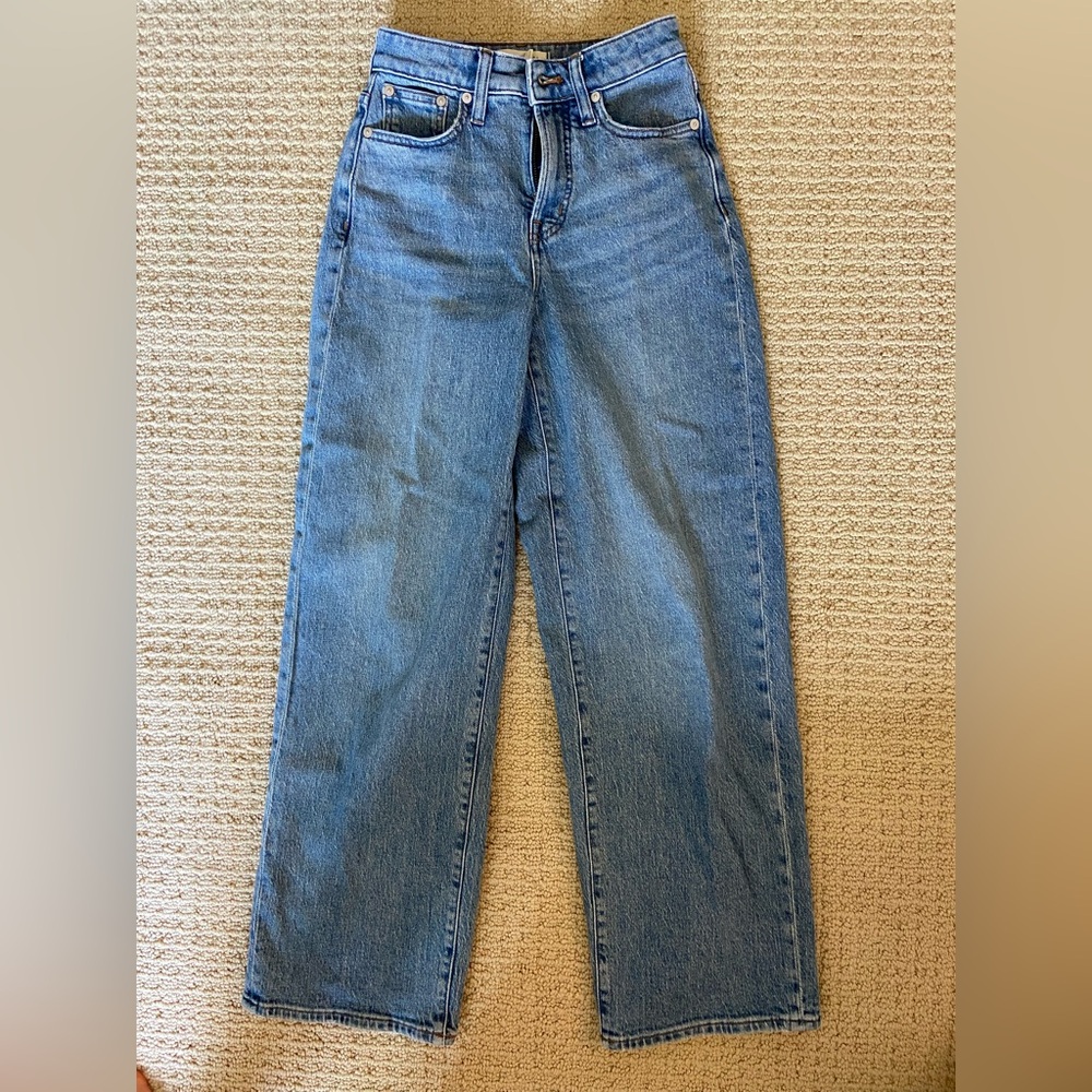 Madewell the curvy perfect wide leg jean